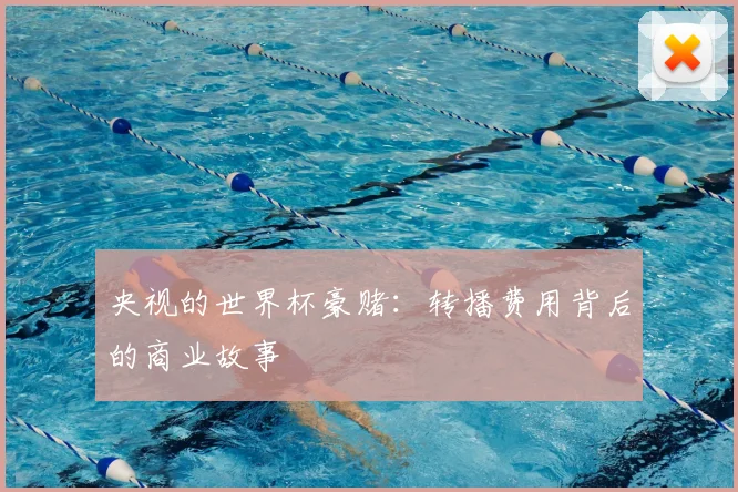 央视的世界杯豪赌:转播费用背后的商业故事